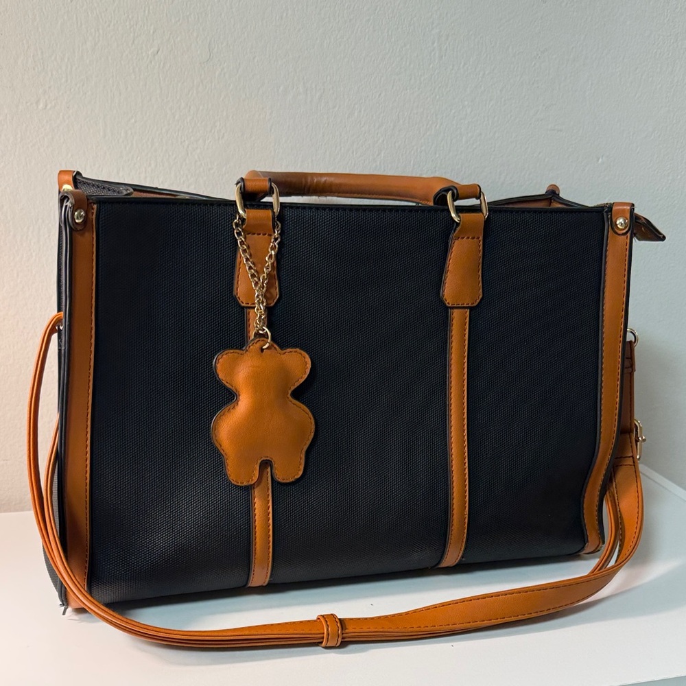 Handbag with Bear Charm
